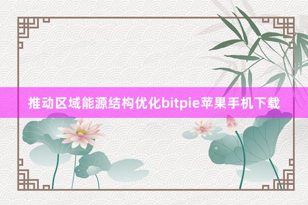 推动区域能源结构优化bitpie苹果手机下载