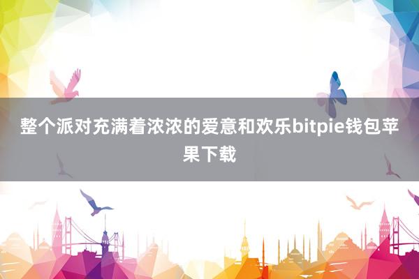 整个派对充满着浓浓的爱意和欢乐bitpie钱包苹果下载