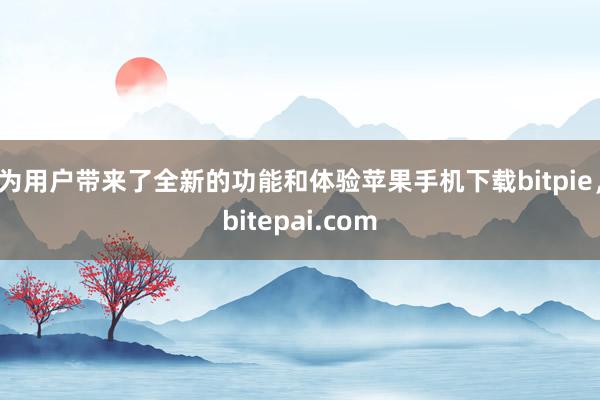 为用户带来了全新的功能和体验苹果手机下载bitpie，bitepai.com