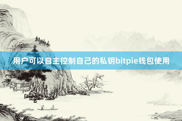 用户可以自主控制自己的私钥bitpie钱包使用