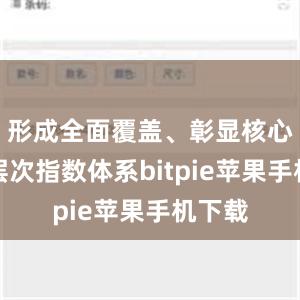 形成全面覆盖、彰显核心的多层次指数体系bitpie苹果手机下载